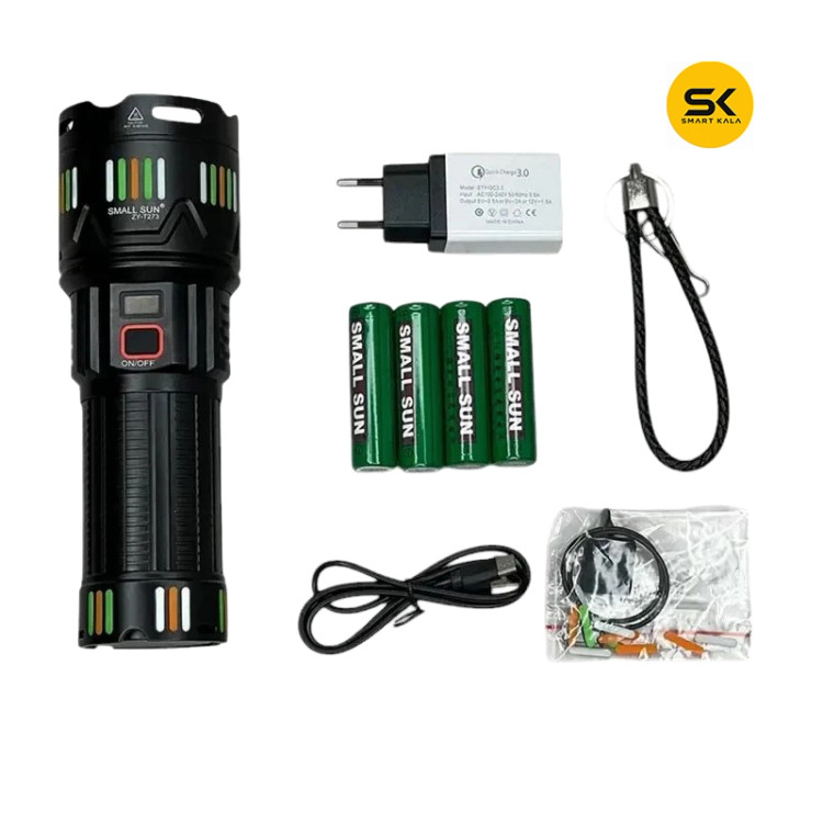 چراغ قوه پلیسی زوم دار اسمال سان مدل ZY-T273