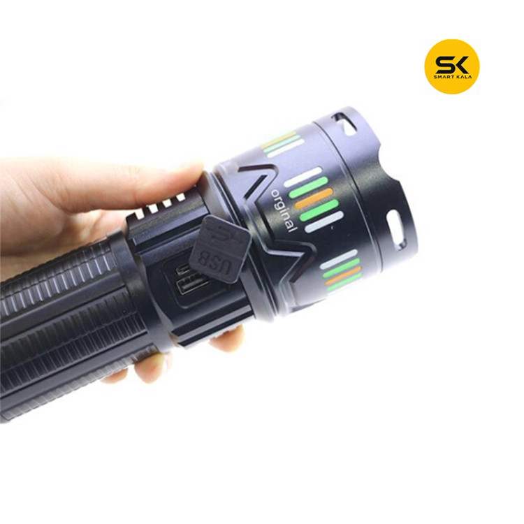 چراغ قوه پلیسی زوم دار اسمال سان مدل ZY-T273